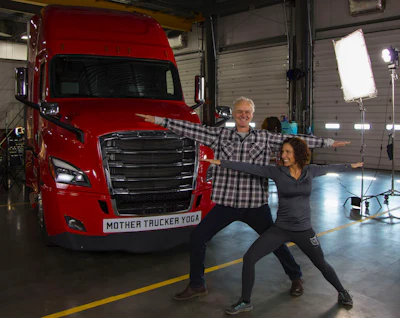 Instead of trying to overhaul their lifestyle all at once, Zvara encourages truckers to start by making one small change at a time. (Image Courtesy of Hope Zvara)
