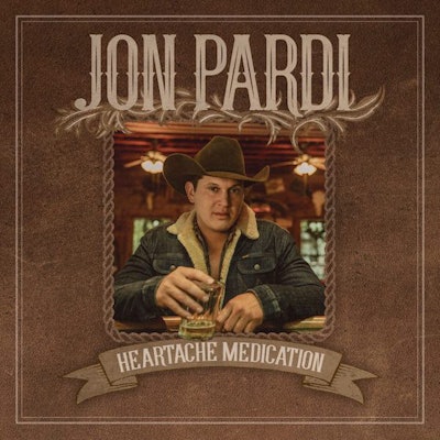 Cover art for Job Pardi’s “Heartache Medication” (Image Courtesy of Red Light Management)