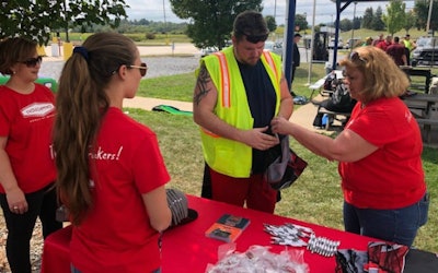 Folks from the RoadPro Family of Brands have been showing their appreciation of truck drivers at several travel stops this week.