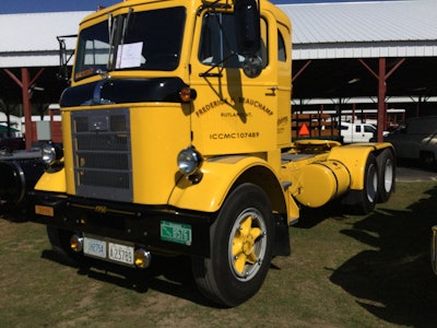 1956 Mack H63 owned by Charlie Tackaberry, Athens, Ontario, Canada.