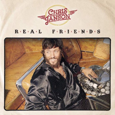 Cover art for Chris Janson’s “Real Friends.” (Image Courtesy of Amazon)
