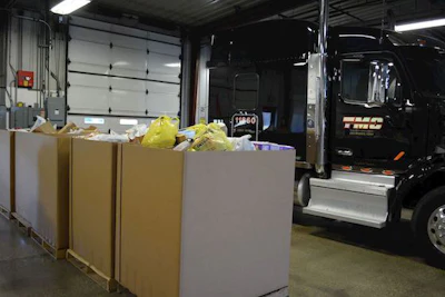 TMC Transportation collected 14,268 non-perishable food and wellness items during its annual Haul Away Hunger food drive. (TMC photo)