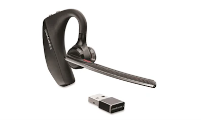 The Plantronics Voyager 5200 uses up-to-date noise-canceling technology to make sure all your calls are clear. It’s also lightweight so you can wear it all day even during your longest trips. Available online for $81.97