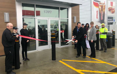 Grand opening ceremony at the new Pilot Travel Center in Ellensburg, Washington.