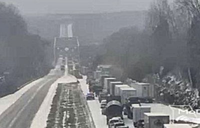 Pileup on Interstate 70 in Missouri
