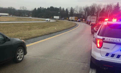 Police in Pennsylvania targeted truckers on Route 222 recently. ( Northern Berks Regional police photo)