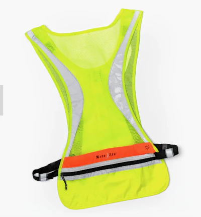 Lighted hi-viz vest from Lee Valley.