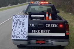 pickup[-truck-free-food-sign