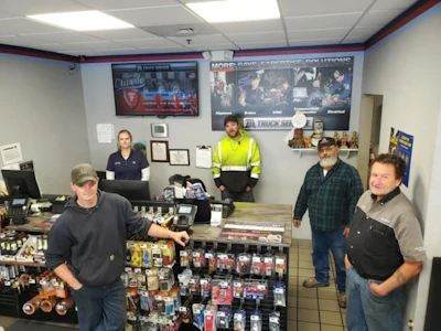 Front, left to right: Kody Hill, Sasha Darr, Dave Gentry, John Menicucci, Sam Gilbreath