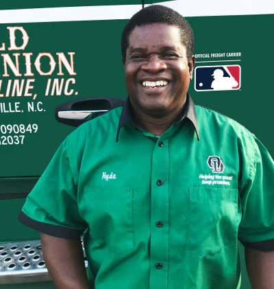 Old Dominion driver Harold Hyde of Nashville, Tennessee