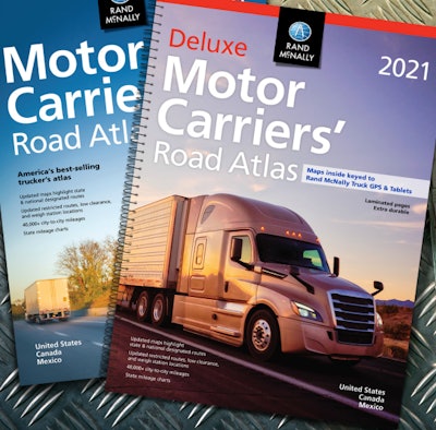 2 Rand Mc Nally Motor Carriers Road Atlases 2021 Edition
