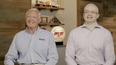 Shameek Konar (right) will take over as CEO of Pilot Company in January, while Jimmy Haslam (left) will transition to the chairman role.
