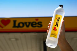 Love’s branded water