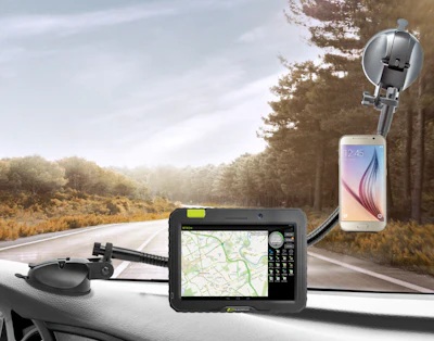 Brackerton HD Gear Rack PRO portable dash and window multi-accessory mount