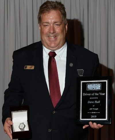 Dave Hall of ABF Freight, Arkansas Driver of the Year