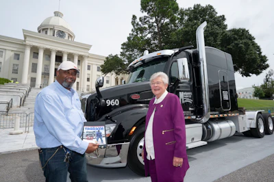 Rosko Craig of Montgomery Transport was honored by Gov. Kay Ivey earlier this week.