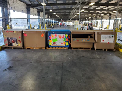 Averitt Express’ Dallas team recently used some friendly competition to donate more than 7,500 pounds of food to charity.