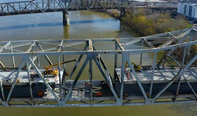 Repairs in the works on the Brent Spence Bridge over the Ohio River