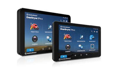 Rand McNally OverDryve Pro II 8 and 7