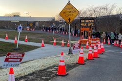 Gloucester,,New,Jersey,,Usa,,1-28-2021:,Covid-19,Vaccination,Center,Sign,Outdoors