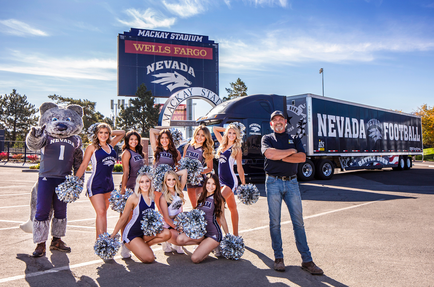 ITS is the official equipment hauler for the U of N Wolfpack football team