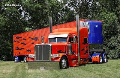 2016 Peterbilt 389 of Brian Dreher, who won Best of Show during the virtual contest held in 2020