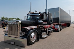 Driver Kiegan Nelson and truck owner Vinnie Diorio of Richfield, Wisconsin captured Best of Show honors with their 2020 Peterbilt 389