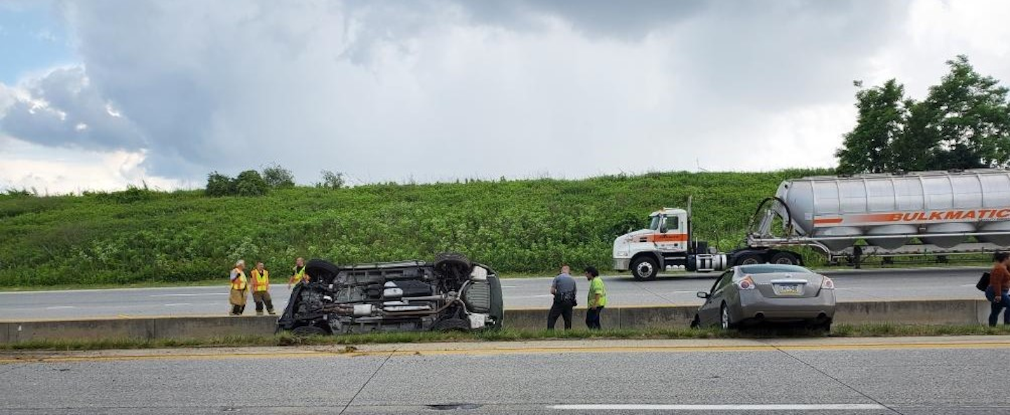 Accident at which Devey South assisted.