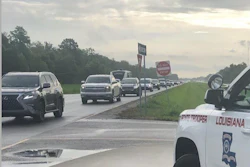 Evacuations are under way along the Louisiana Gulf Coast