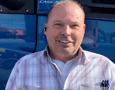 2020 Safety Star winner Charlie Bunce, Devine Intermodal