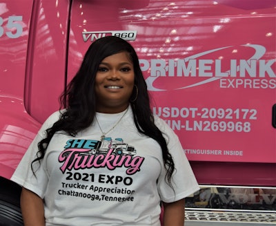 Sharae Moore, organizer of the recent SHE Trucking Expo