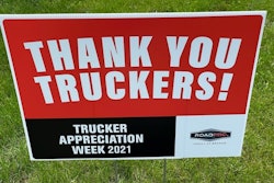 Ta Thank You Sign Placed