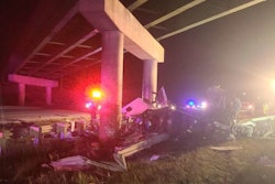 This single-vehicle crash occurred at about 9:50 p.m. in the area of Highway 30 and Highway 100, in Cedar Rapids, Iowa.