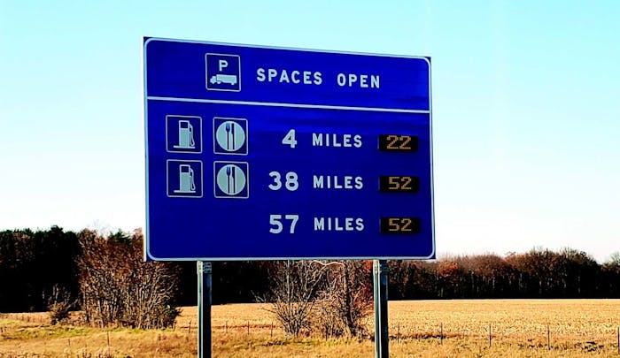 Indiana Toll Road Parking Sign 61d1c43dba26c