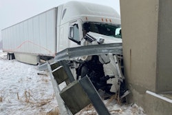 Tractor-trailer accident on Interstate 72 in Illinois.
