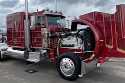 Kentucky-based Charles Hale owns this 1985 Peterbilt 359 EXHD. It was originally ordered by Johnny Cash but was purchased new in 1985 from Peterbilt of Nashville by Aaron Oil Co. in Russell Springs, Kentucky.