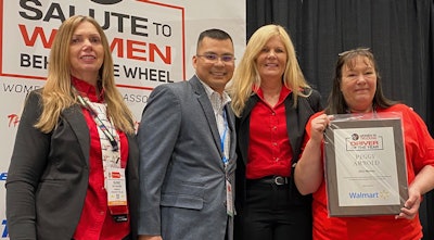 Susie DeRidder, 2020 Driver of the Year, Michael Del Rosario, Walmart, Ellen Voie, Women In Trucking Association, Peggy Arnold, Yellow Corporation