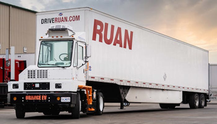 Ruan Orange Ev Electric Truck With Ruan Trailer 2022 1 17