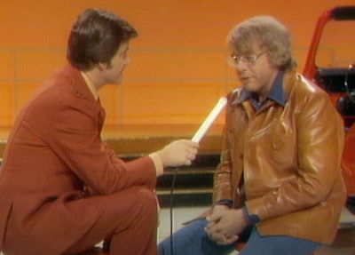C.W. McCall being interviewed by Dick Clark on 'American Bandstand.'
