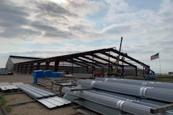 Iowa 80 Truck Stop Truck Museum expansion when it was under construction