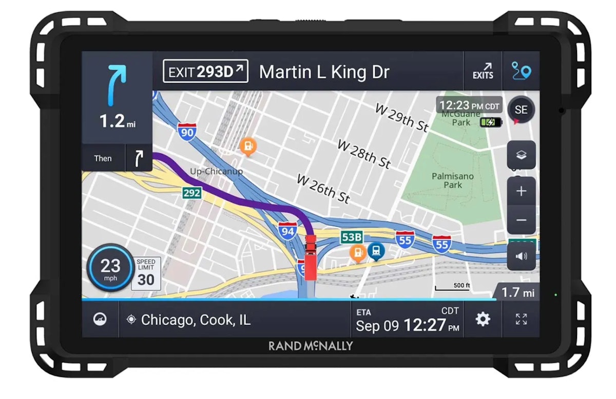 Rand McNally TND Tablet 1050 is as rugged as driving is demanding From