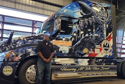 Veterans tribute truck