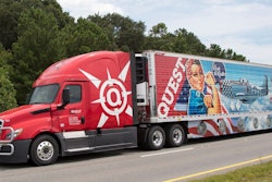 Tractor-trailer on highway