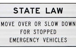 Move Over highway sign