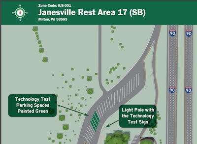 Parking lot layout