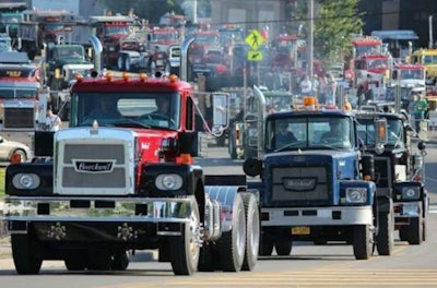 Brockway truck parade