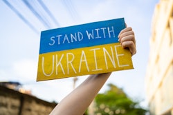 Stand with Ukraine sign