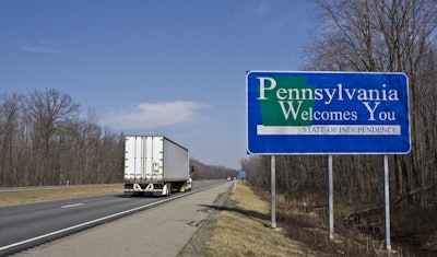 Pennsylvania highway sign