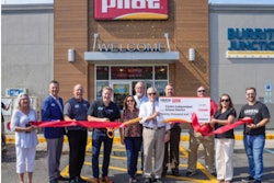 Ribbon cutting at Pilot travel center