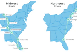 Maps of shuttle routes